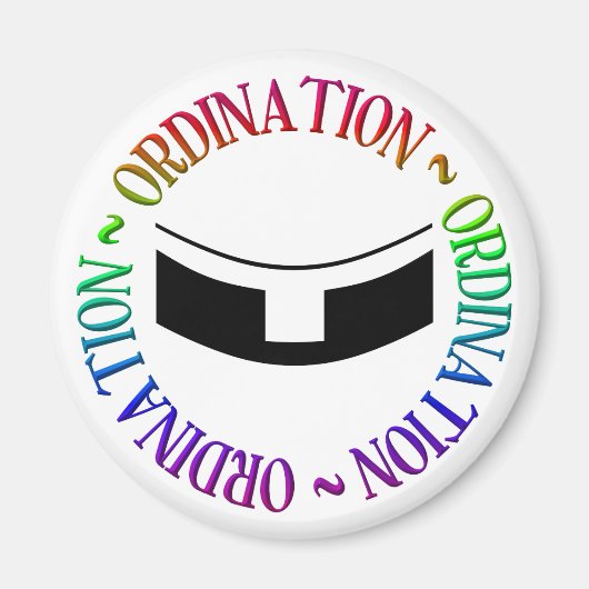 Ordination - Heilige Anordnung Magnet (Vorne)