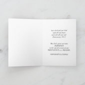 Ordination Herzlichen Glückwunsch Diaconate, Deaco Karte (Innenseite)