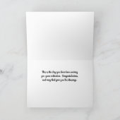 Ordination in Fenster der Priesterschaft Dankeskarte (Innenseite)