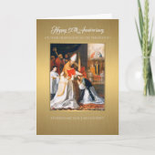 Ordination Katholischer Priester zum 50. Jubiläum Karte (Vorderseite)