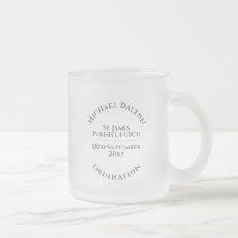 Ordination Mattierter Glass Kaffee Tasse