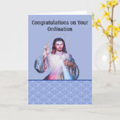 Ordination mit dem Bild Gottes Karte (Gelbe Blume)