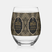 Ordination Priester Pastor Deacon Clergy Weinglas Ohne Stiel (Links)