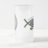 Ordinierter Dudeist-Priester / niederländische Mat Mattglas Bierglas (Mittel)