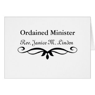 ORDINIERTER MINISTER GESCHENKE