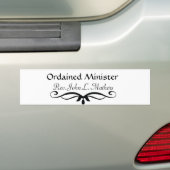 ORDINIERTER MINISTER GESCHENKE AUTOAUFKLEBER (On Car)