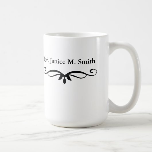 ORDINIERTER MINISTER GESCHENKE KAFFEETASSE (Rechts)