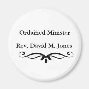 ORDINIERTER MINISTER GESCHENKE MAGNET