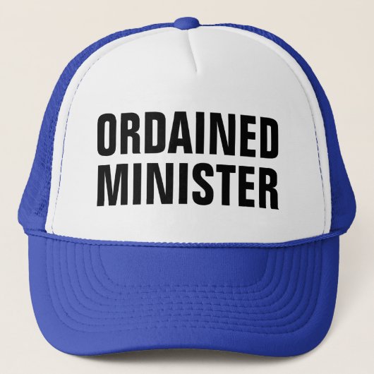 ordinierter Minister Truckerkappe (Vorderseite)