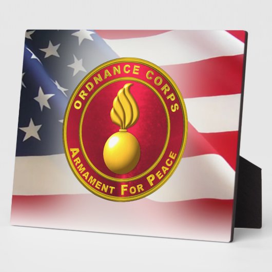 Ordnance Corps Army Veteran Fotoplatte (Seite)