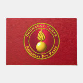 Ordnance Corps Fußmatte (Vorderseite)