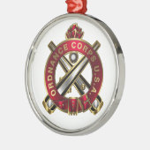 Ordnance Corps Ornament Aus Metall (Links)