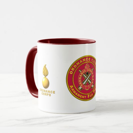 Ordnance Corps Tasse (Vorderseite Links)