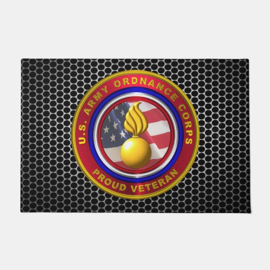 Ordnance Corps Veteran Fußmatte (Vorderseite)
