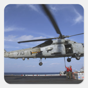 Ordnancer verbinden Transportkabel Quadratischer Aufkleber