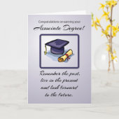 Ordnen Sie den Abschluss an, erinnern Sie sich an Karte (Gelbe Blume)