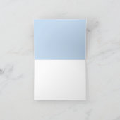 Ordner Danke Karte - Blau (Innenseite)