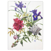 Ordner für hübsche dekorative Blume Klemmbrett (Rückseite)