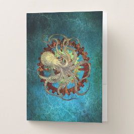 Ordner für Steampunk- und Uhrwerk-Geber Bewerbungsmappe