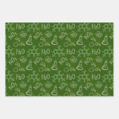 Ordner Set 3 Wrapping Paper Sheets Geschenkpapier Set (Vorderseite 3)