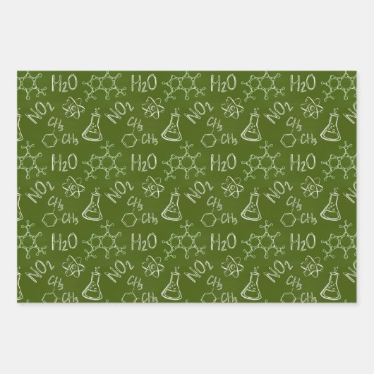 Ordner Set 3 Wrapping Paper Sheets Geschenkpapier Set (Vorderseite 3)