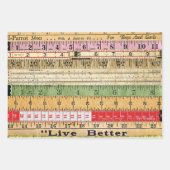 Ordner Set 3 Wrapping Paper Sheets Geschenkpapier Set (Vorderseite)