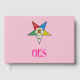 Ordnung des Eastern Star Pink Guest Book Gästebuch