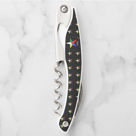 Ordnung des Oststerns (Wavy) Kellnermesser (Vorderseite)