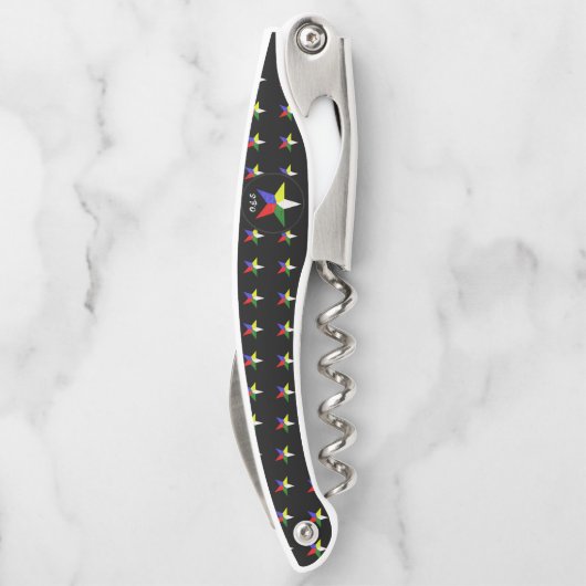 Ordnung des Oststerns (Wavy) Kellnermesser (Rückseite)