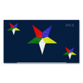 Ordnung des Oststerns (Wavy) Magnetische Visitenkarte (Vorderseite)