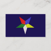 Ordnung des Oststerns (Wavy) Visitenkarte (Vorderseite)