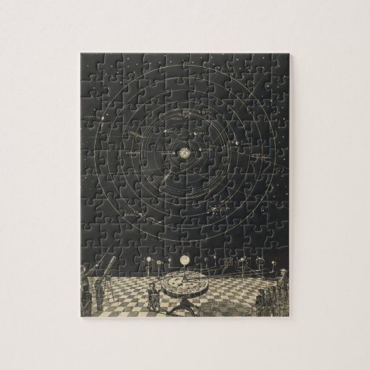 Ordnung, Sonnensystem Puzzle (Vertikal)