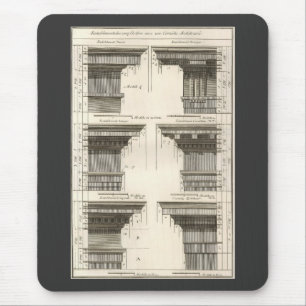 Ordnungen der Architektur, Antike Gebälke Mousepad