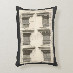 Ordnungen der Architektur, Vintage-Gebälk Dekokissen