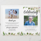 Ordnungsrahmen für das Gedenkprogramm zur Beerdigu (Vorne/Hinten)