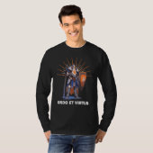 ORDO ET VIRTUS Tempelritter-Motto T-Shirt (Vorne ganz)