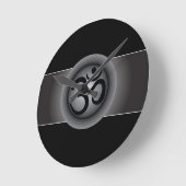 Ordy Om Symbol Wall Clock Runde Wanduhr (Winkel)