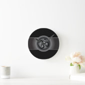 Ordy Om Symbol Wall Clock Runde Wanduhr (Zuhause)