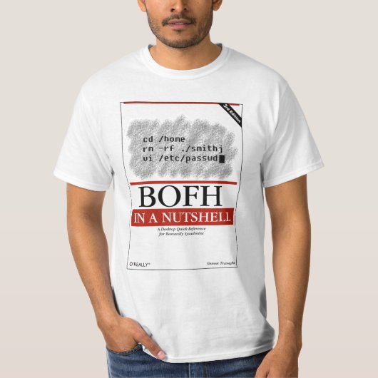 O'Really - BOFH in kurzen Worten T-Shirt (Vorderseite)