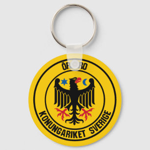 Örebro Round Emblem Schlüsselanhänger