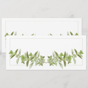 OREGANO 4x9,25 Flachkarte / Horizontal Karte