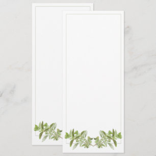 OREGANO 4x9.25 Flachkarte / Vertikal Karte
