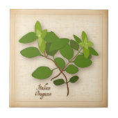 Oregano Herb Fliese (Vorderseite)