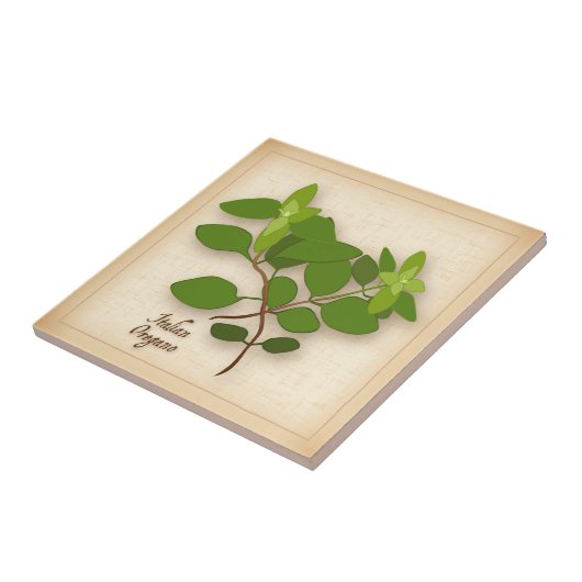 Oregano Herb Fliese (Seite)
