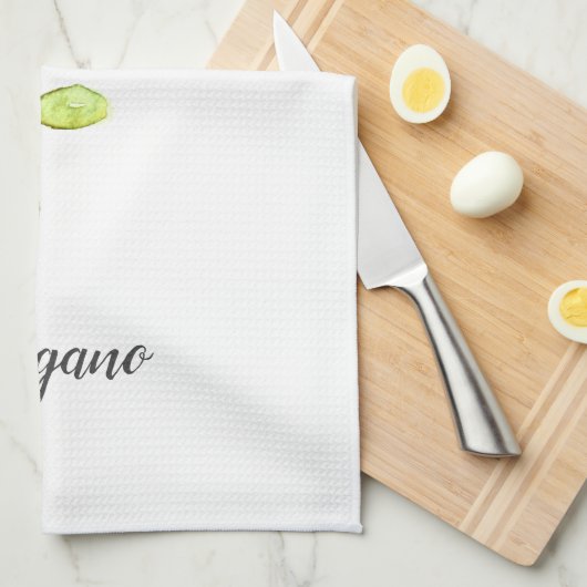 Oregano Herb Geschirrtuch (Viertel Falte)