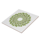 OREGANO-KRANS 15 cm Keramikfliese (Seite)