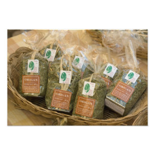 Oregano, Moustiers-Sainte-Marie, Provence, Fotodruck