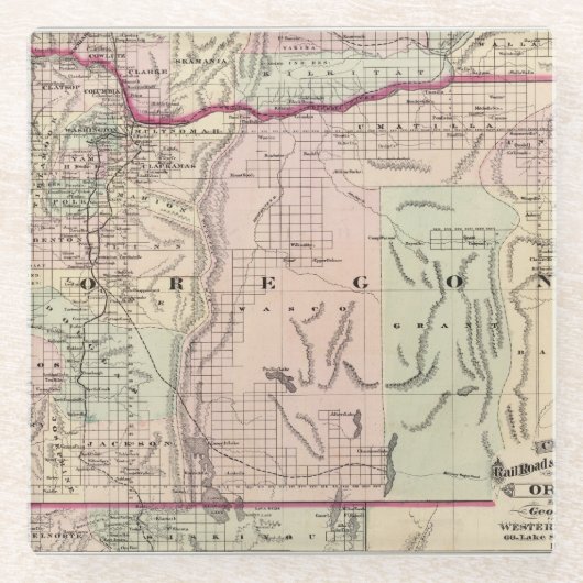 Oregon 6 glasuntersetzer (Vorderseite)