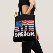 Oregon American Flag Tasche (Von Nahem)