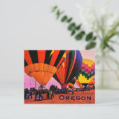 Oregon Balloon Postcard Postkarte (Stehend Vorderseite)